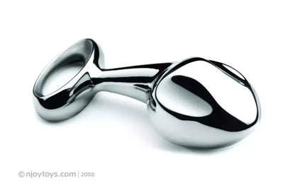 njoy Pure Plug 2.0 didelis nerūdijančio plieno analinis kamštis, 8,9 cm