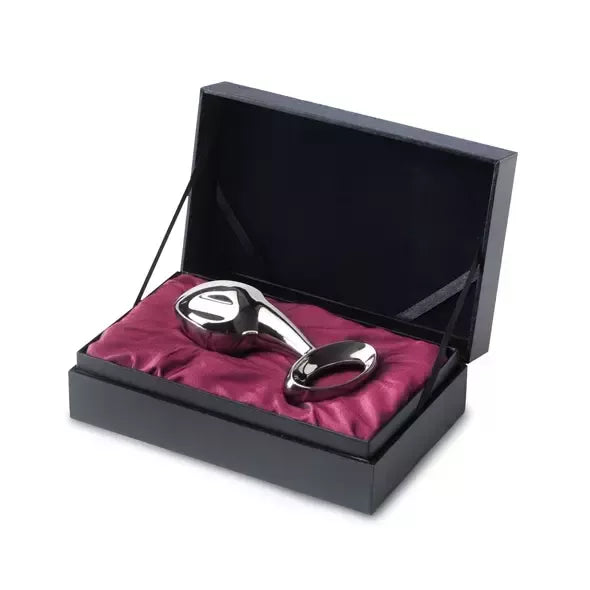 njoy Pure Plug 2.0 didelis nerūdijančio plieno analinis kamštis, 8,9 cm