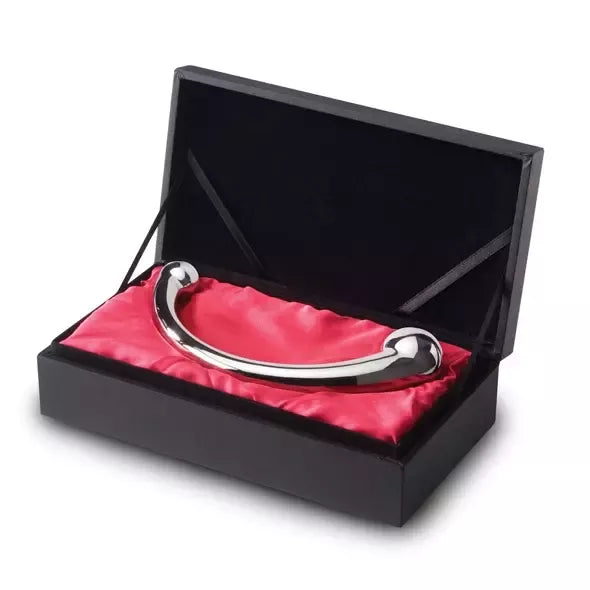 njoy Pure Wand nerūdijančio plieno išlenktas masažo įrankis 20 cm