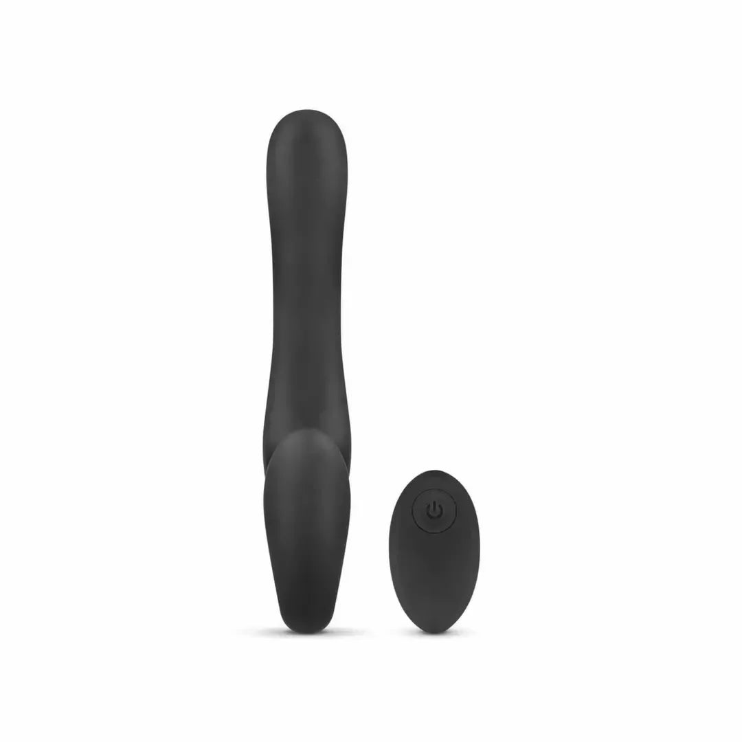 NO-PARTS Avery vibracinis intymus prietaisas be diržo, 22 cm, silikoninis, violetinis