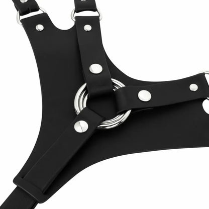 No-Parts Blake diržo tipo dildo laikiklis (strap-on) Black – reguliuojama universali sistema