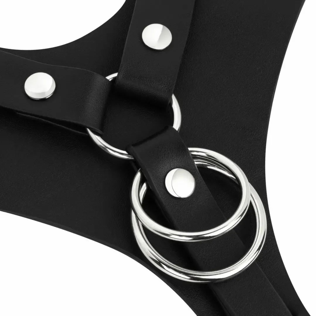 No-Parts Blake diržo tipo dildo laikiklis (strap-on) Black – reguliuojama universali sistema