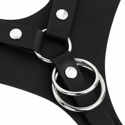 No-Parts Blake diržo tipo dildo laikiklis (strap-on) Black – reguliuojama universali sistema