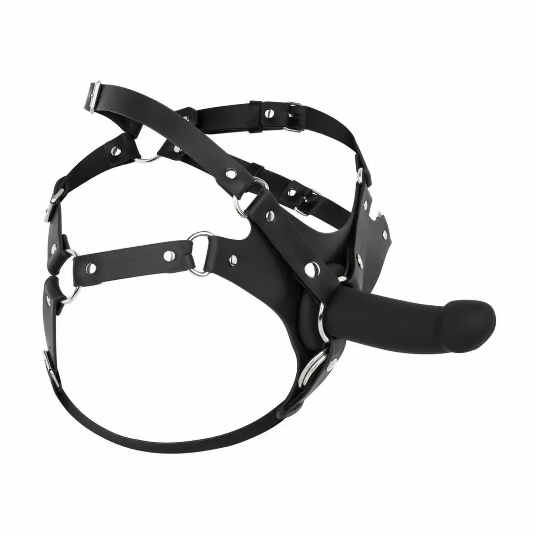 No-Parts Blake diržo tipo dildo laikiklis (strap-on) Black – reguliuojama universali sistema