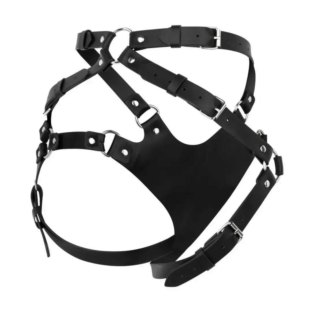 No-Parts Blake diržo tipo dildo laikiklis (strap-on) Black – reguliuojama universali sistema
