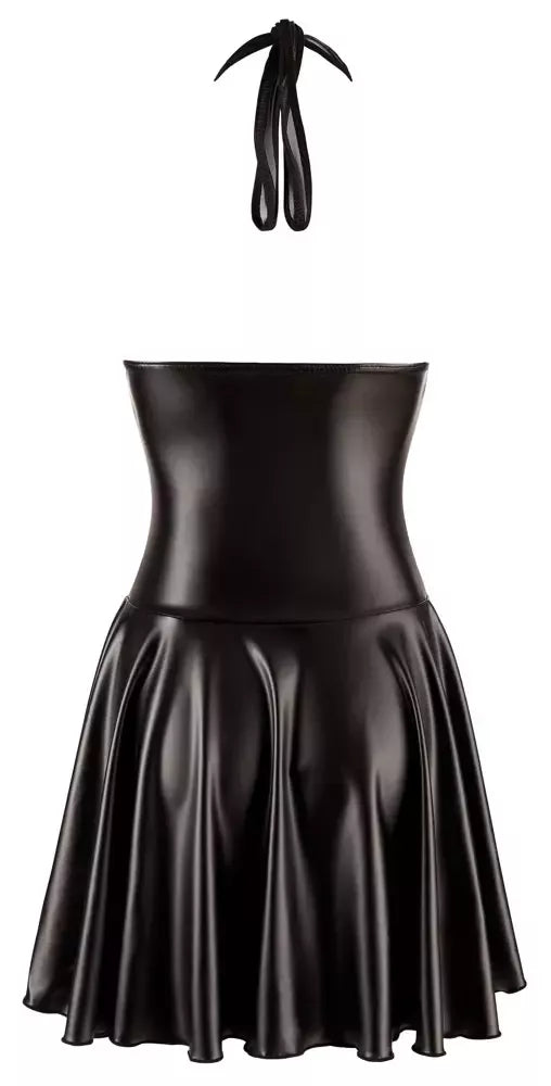 NOIR Handmade suknelė XL su dvipusiu užtrauktuku, Powerwetlook ir vinilo detalėmis