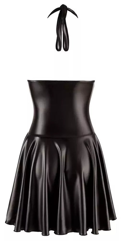 NOIR Handmade suknelė XL su dvipusiu užtrauktuku, Powerwetlook ir vinilo detalėmis