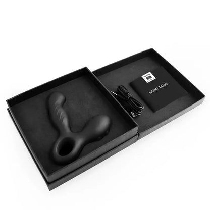 Nomi Tang Spotty 2 dviejų variklių silikoninis intymios gerovės prietaisas, juodas