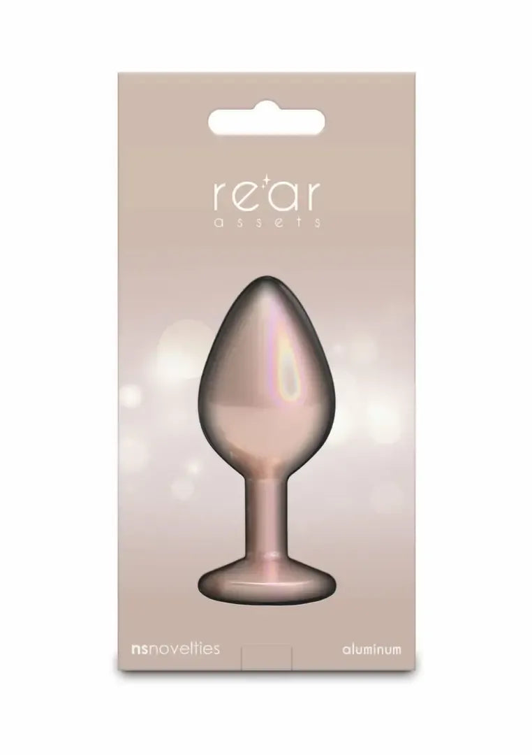 nsnovelties Iridescent Plug Medium chromuotas treniruoklis 657447111303