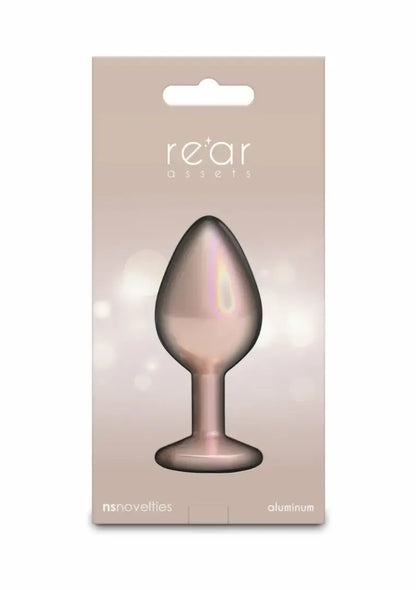 nsnovelties Iridescent Plug Medium chromuotas treniruoklis 657447111303