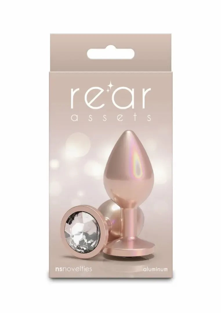 nsnovelties Iridescent Plug Medium chromuotas treniruoklis 657447111303