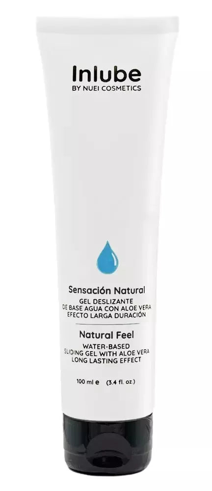 Nuei Inlube Natural Feel 100ml vandens pagrindu pagamintas augalinis gelis su alavijais