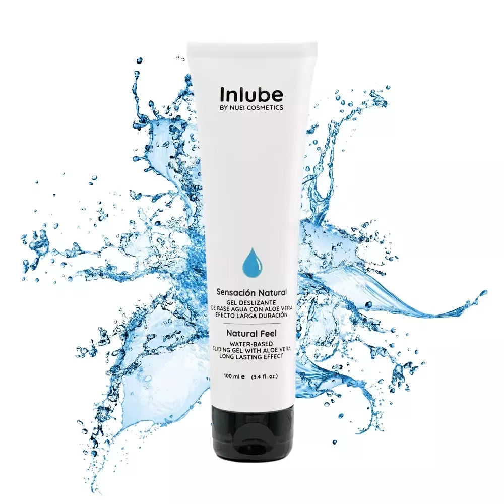 Nuei Inlube Natural Feel 100ml vandens pagrindu pagamintas augalinis gelis su alavijais
