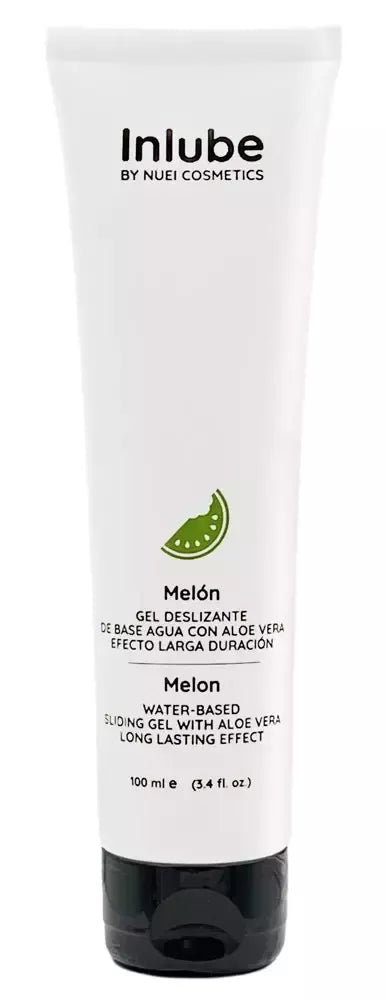 Nuei Inlube vandens pagrindo intymus gelis su melionų aromatu 100ml veganiška formulė
