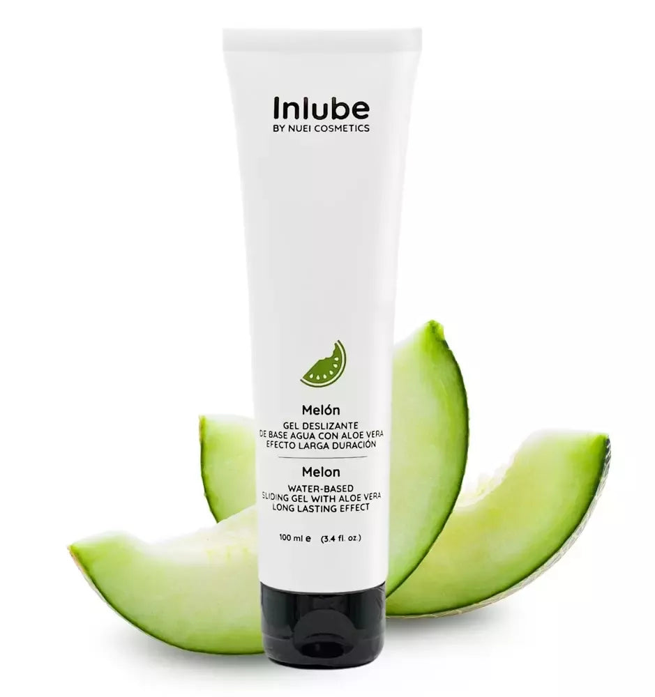 Nuei Inlube vandens pagrindo intymus gelis su melionų aromatu 100ml veganiška formulė