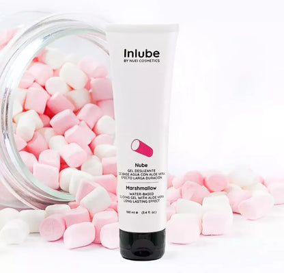 Nuei Inlube vandens pagrindo lubrikantas, zefyrų kvapo, 100 ml, veganiškas