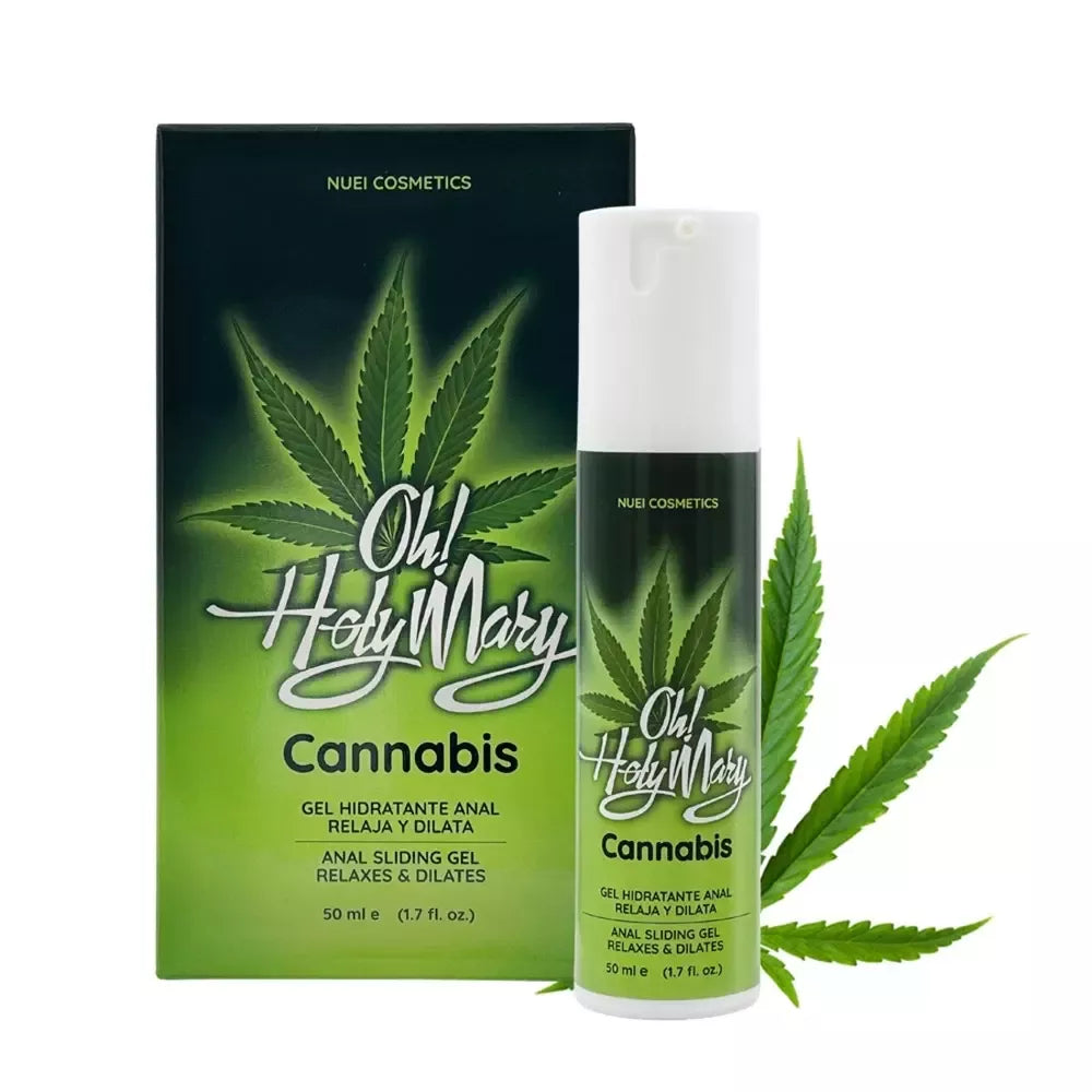 NUEI Oh! Cannabis vandens pagrindo intymus gelis su kanapių aliejumi, 50 ml