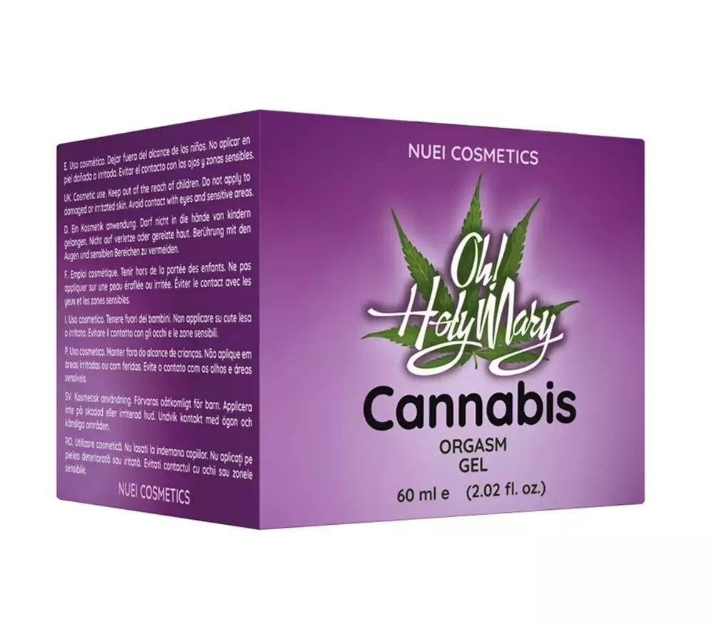 Nuei Oh! Holy Mary veganinis gelis su kanapių aliejumi 60 ml – jautrinanti formulė