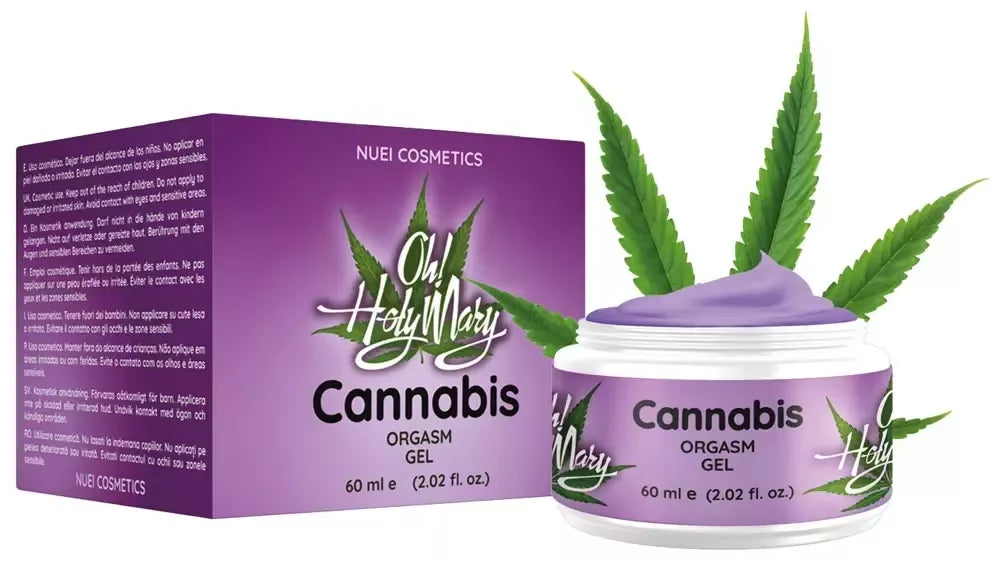 Nuei Oh! Holy Mary veganinis gelis su kanapių aliejumi 60 ml – jautrinanti formulė
