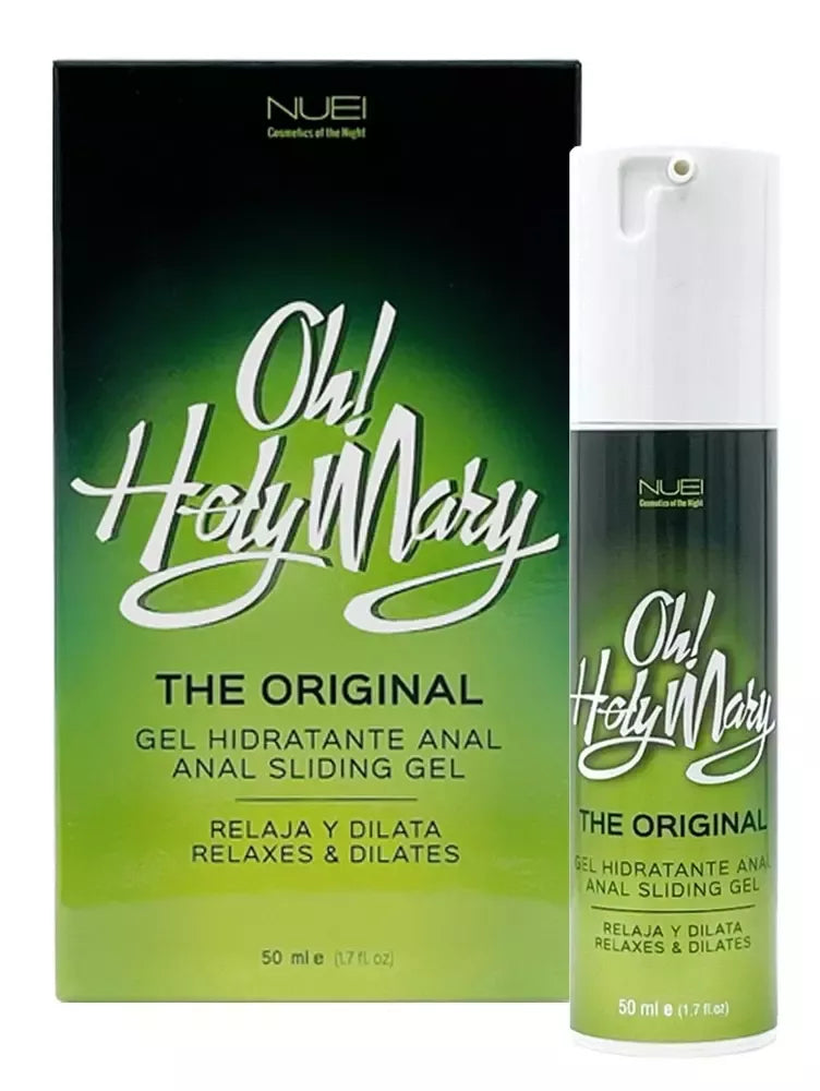 Nuei Oh! Holy Mary veganiškas analinis gelis vandens pagrindu su kanapių aliejumi, 50 ml