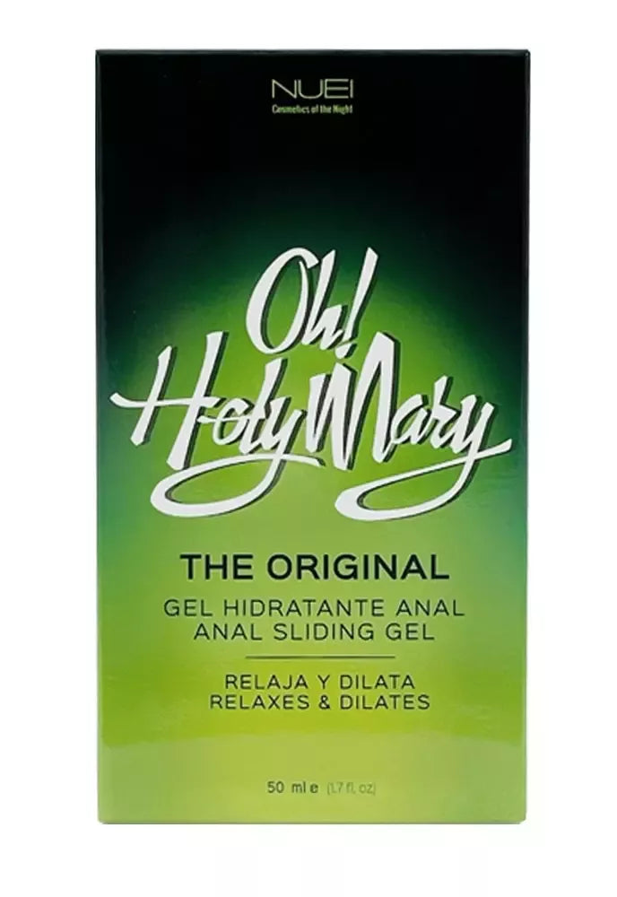 Nuei Oh! Holy Mary veganiškas analinis gelis vandens pagrindu su kanapių aliejumi, 50 ml