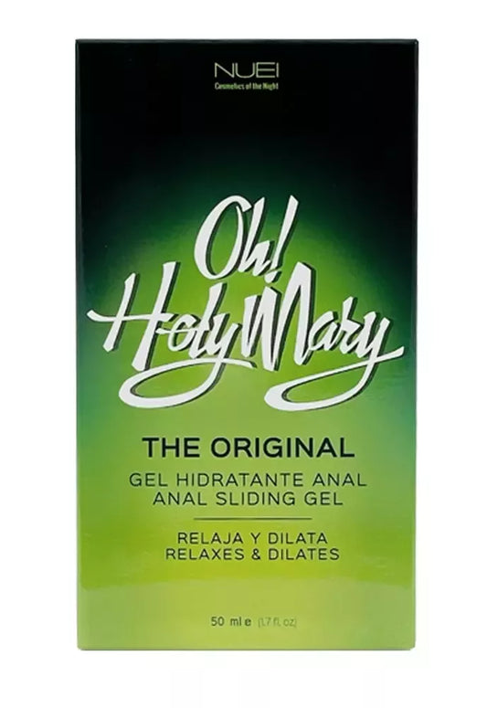Nuei Oh! Holy Mary veganiškas analinis gelis vandens pagrindu su kanapių aliejumi, 50 ml