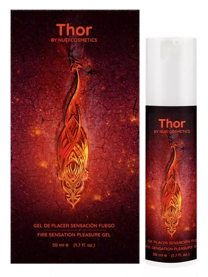 Nuei Thor Fire Gel šildantis gelis vandens pagrindu, 50 ml, veganiška formulė