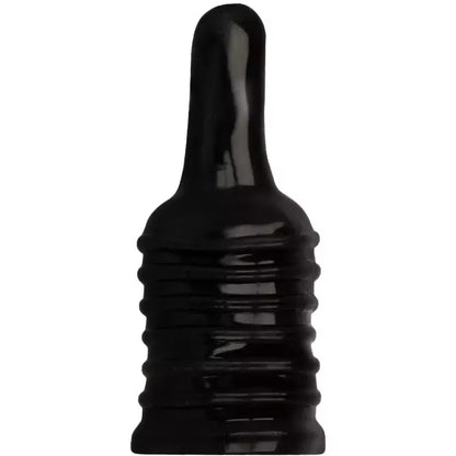 OHMAMA Fetish silikoninis tekstūrinis stimuliacijos antpirštis 6 cm, juodas