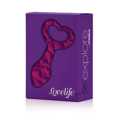 OhMiBod Lovelife Explore silikoninis intymumo kištukas, rožinis, vidutinio dydžio