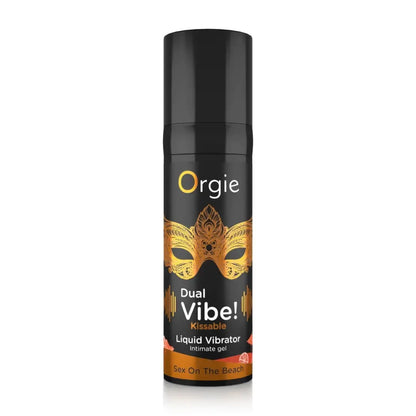Orgie Dual Vibe Intimate Gel Sex On The Beach Flavor, bučiuojamas, 15ml