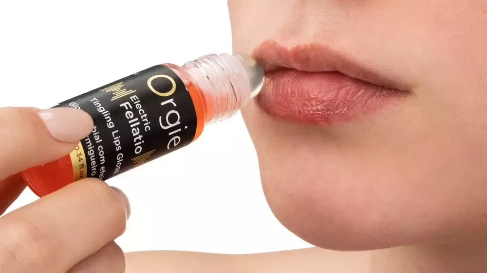 Orgie Electric Kiss Sensation lūpų blizgis 10 ml – dilgčiojantis efektas