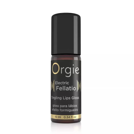 Orgie Electric Vibe Lip Gloss 10ml – vibruojantis poveikis ir augaliniai ekstraktai