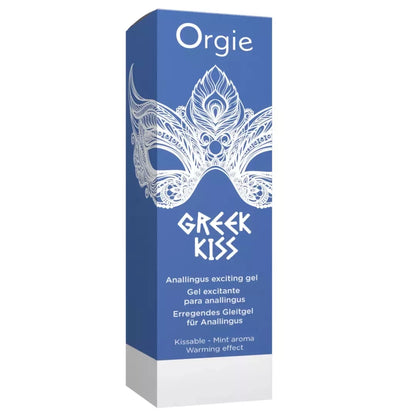 Orgie Greek Kiss intymus gelis, mėtų aromatas, šildomasis poveikis, 50 ml