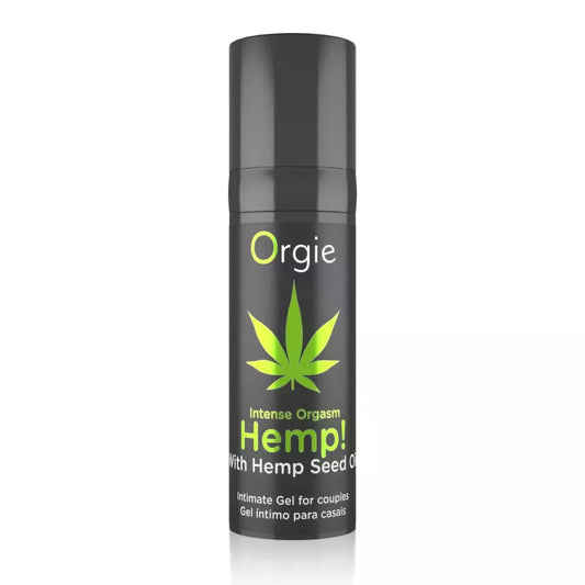 Orgie Hemp! Intense Sensation Gel su kanapių sėklų aliejumi 15ml