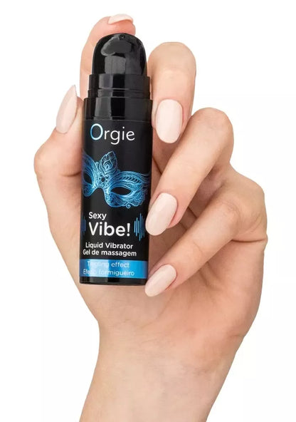 Orgie Liquid Vibrator 15 ml stimuliuojantis augalinis gelis