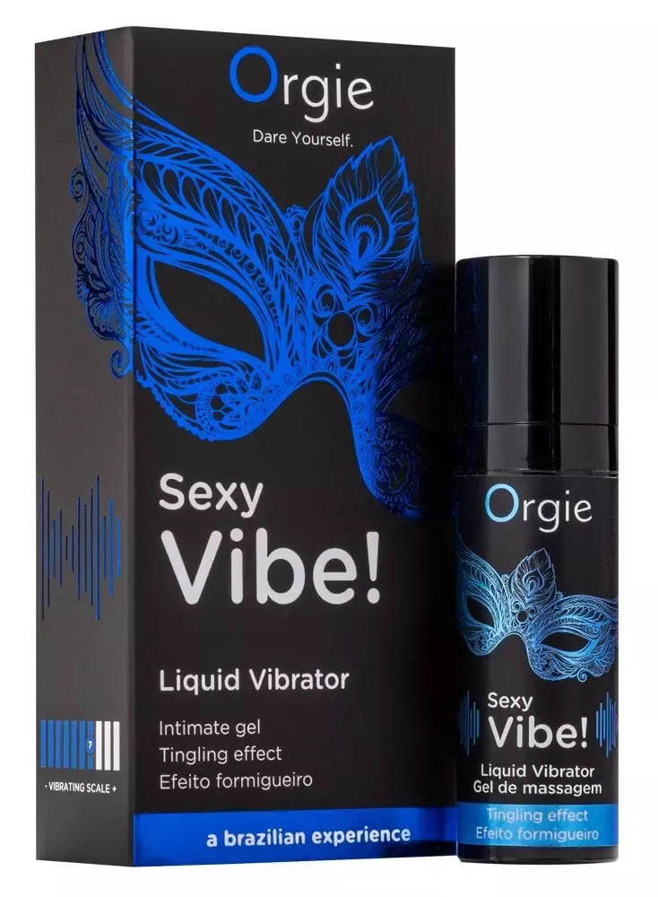 Orgie Liquid Vibrator 15 ml stimuliuojantis augalinis gelis