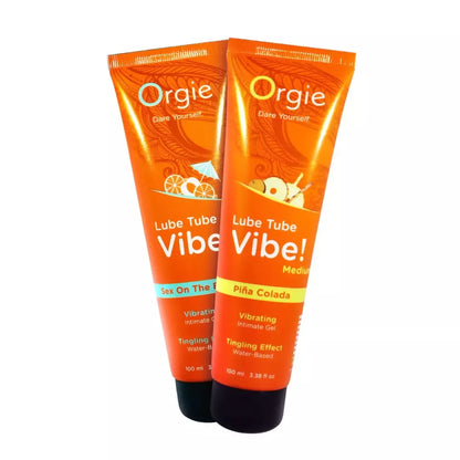 Orgie Lube Tube Vibe Pina Colada skonio intymios paskirties gelis, 100 ml