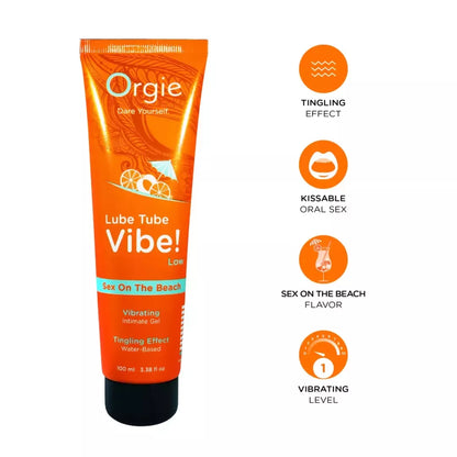 Orgie Lube Tube Vibe tropinis intymus gelis Sex On The Beach 100ml