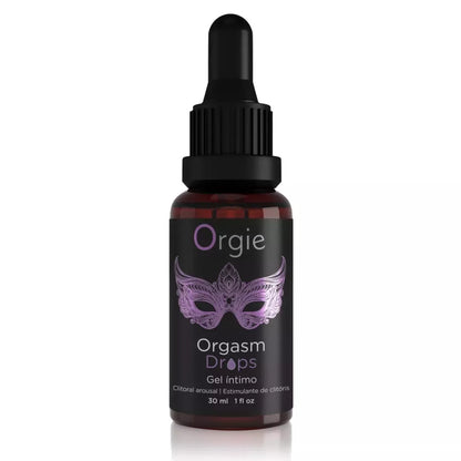 Orgie Orgasm Drops 30ml – Jautrumą skatinantis intymus gelis moterims