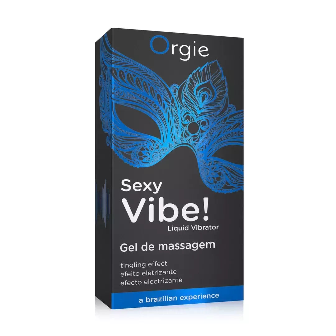 Orgie Sexy Vibe! Liquid Vibrator 15ml botaninis stimuliuojantis gelis