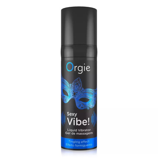 Orgie Sexy Vibe! Liquid Vibrator 15ml botaninis stimuliuojantis gelis