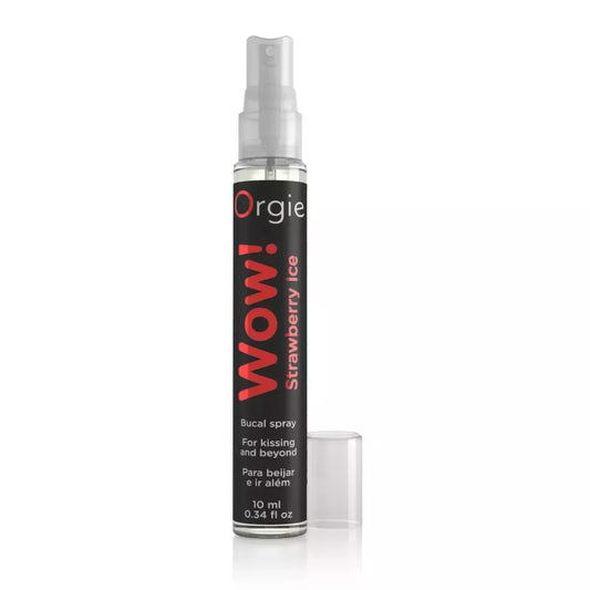 Orgie Wow! Strawberry Ice burnos purškiklis 10ml - Mentolio ir braškių skonio