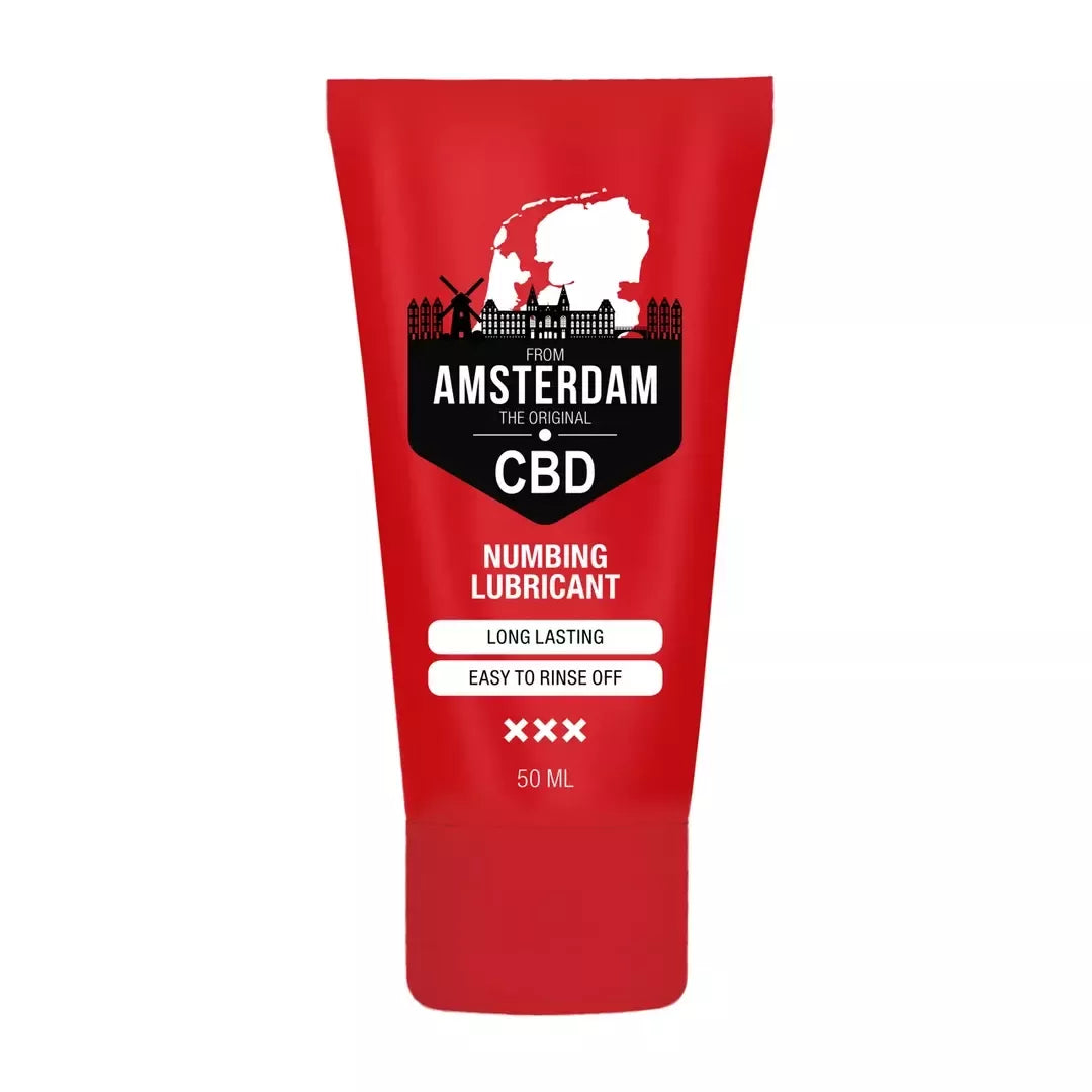Original CBD Amsterdam vandens pagrindo intymus gelis 50 ml – Švelni formulė