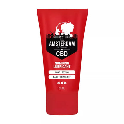 Original CBD Amsterdam vandens pagrindo intymus gelis 50 ml – Švelni formulė