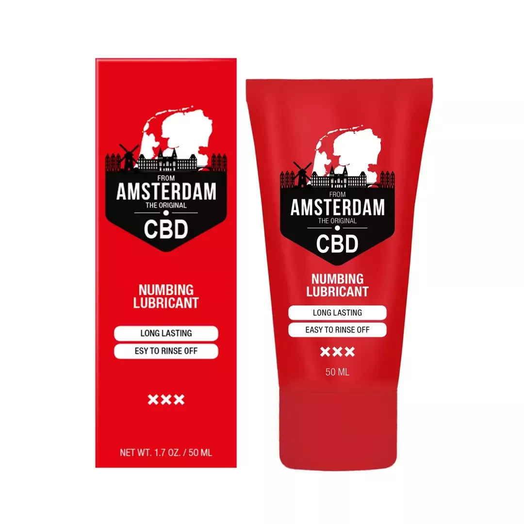 Original CBD Amsterdam vandens pagrindo intymus gelis 50 ml – Švelni formulė