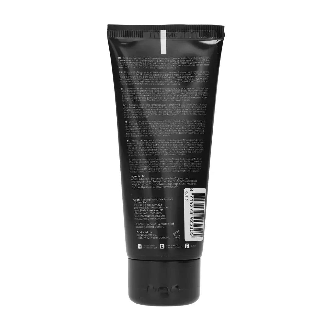 Ouch! Anal Relaxer Gel 100ml – švelni komforto formulė intymiai priežiūrai