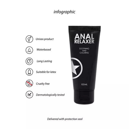 Ouch! Anal Relaxer Gel 100ml – švelni komforto formulė intymiai priežiūrai