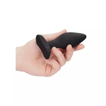 Ouch! Apex Silicone Plug Set – smailėjantis dizainas, juodas, 3 dydžiai