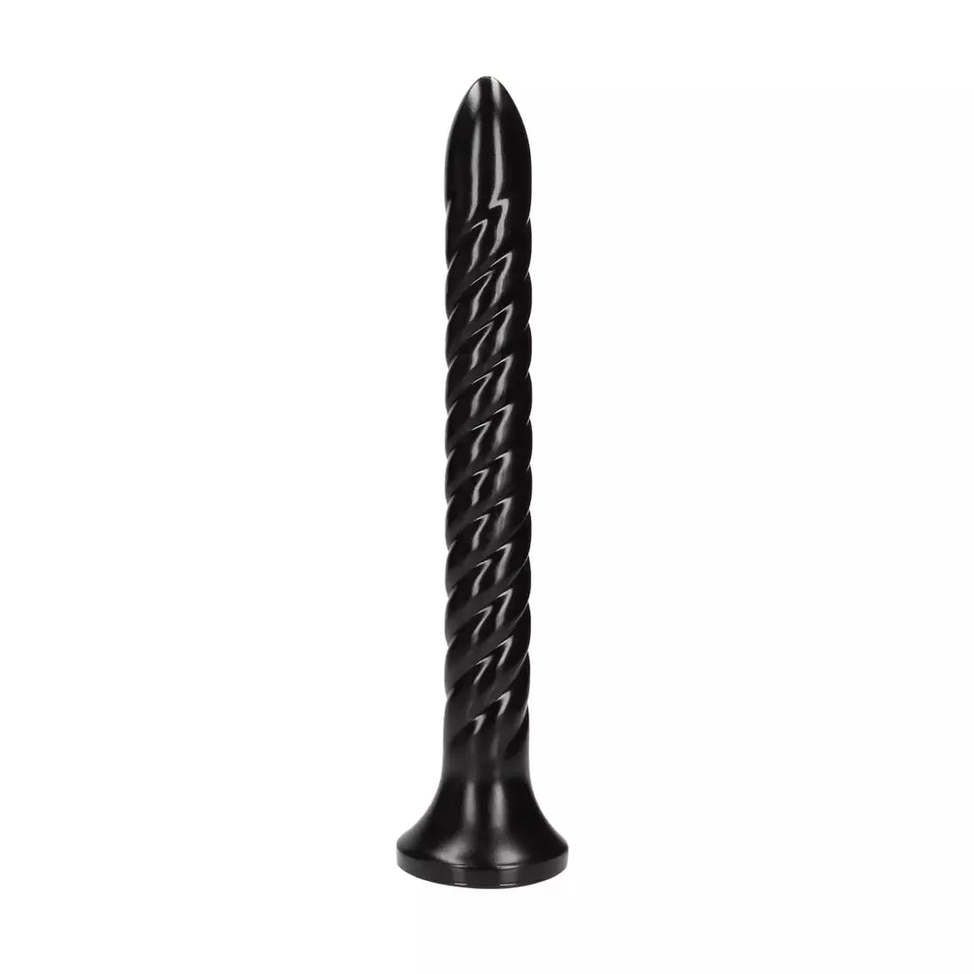 OUCH! Swirled Anal Snake 30 cm lankstus analinis treniruoklis su siurbtuku