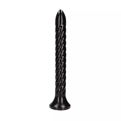 OUCH! Swirled Anal Snake 30 cm lankstus analinis treniruoklis su siurbtuku